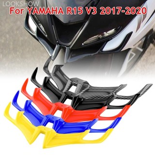 Lookshow Xe Máy Trước Fairing Khí Động Học Winglet Nắp Dưới Bảo Vệ Gió 2017-2020 Cho YAMAHA YZF R15 YZFR15 V3 S9Y9