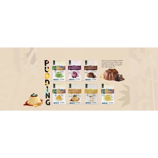 [Ảnh thật] Bột pudding hương trái cây Dans túi 500g
