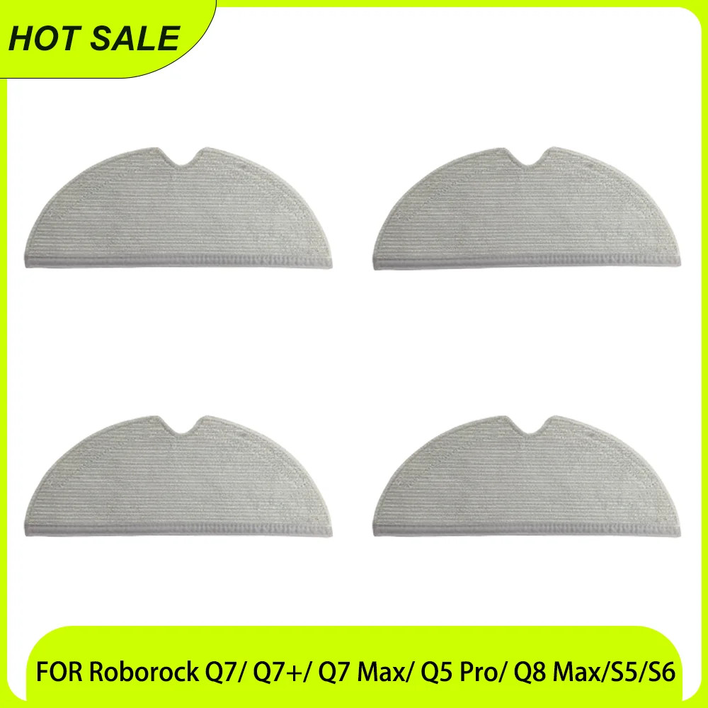 Miếng vải lau nhà cho Roborock Q8 Max, Q8 Max + Q5, Q5 Pro, Q5 Pro +, Q7, Q7 Max, E Series, S5, S5 Max, S6, S6 Pure, S6 MaxV