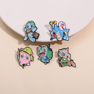 35 Phong Cách Pokémon Pikachu Squirtle Kim Loại Huy Hiệu Hoạt Hình Anime Dễ Thương Men Trâm Ba Lô Phụ Kiện Quà Tặng Cho Bạn Bè