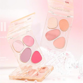 [ XIXI ] Bảng Phấn Má 4 Ô XIXI Floating Clouds Mềm Mịn Tự Nhiên Trang Điểm Nữ