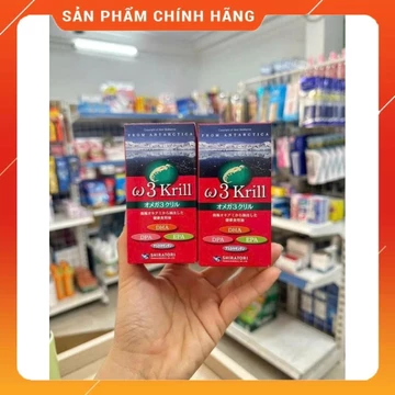 Viên Uống Dầu Nhuyễn Thể Omega 3 Krill Shiratori 80 Viên Nhật Bản