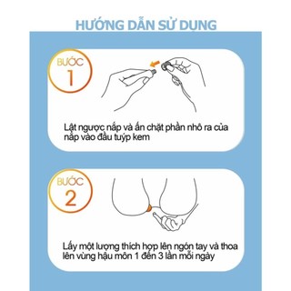 [CHÍNH HÃNG][CHE TÊN] Kem Bôi Trĩ Nhật Bản Tuýp 20g - Trĩ Nội, Ngoại & Hỗn Hợp Giúp Co Nhanh Bũi Trĩ