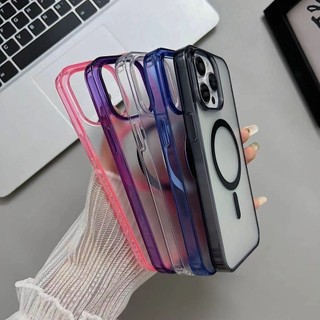 Ốp điện thoại mờ trong suốt từ tính tương thích cho iPhone 16 Pro MAX 15 14 13 12 11 Pro MAX 14 / 15 / 16 Plus 12 / 13mini XR XS MAX Có hộp đóng gói vỏ cứng chống rơi