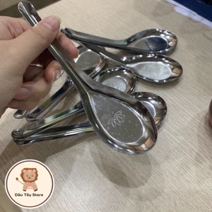 COMBO 10 Cái Thìa phở, thìa súp ăn cơm inox 304 xịn dày