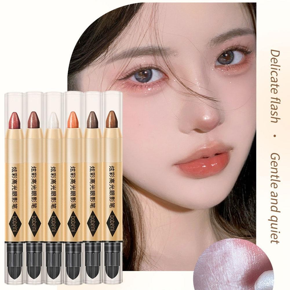 Bobeni Fantasy Color Highlight Eyeshadow Pencil Double-head Sweat Phấn mắt chống thấm nước D2w3