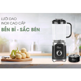 Máy xay sinh tố Hare HR BL6380 công suất 380W dung tích 1.25L, 2 cối xay đa dạng, bảo hành 12 tháng