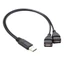 Cáp chia USB Niki USB2 0 Nam đến 2 Cổng Nữ Cáp mở rộng nhiều cổng USB để truyền dữ liệu Sạc điện