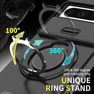Ốp lưng cho Google Pixel 9 Pro XL 8 Pro 8A 7 Pro 9A Bảo vệ ống kính Windows Hỗ trợ ốp điện thoại nam châm