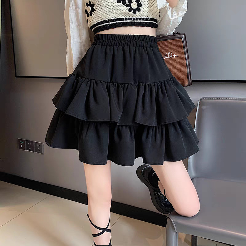 Chân Váy Kiểu Xòe Bigsize Nữ Lưng Cao 2 Tầng Big Size Có Lót Trong Vải Lụa Chéo Mềm Mịn CV XOE