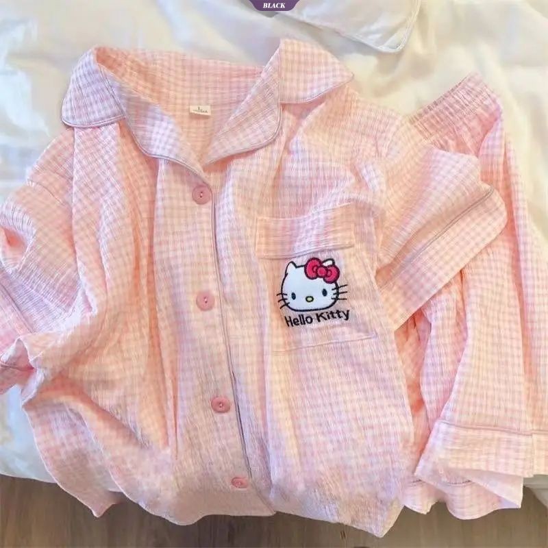 Bộ Đồ Ngủ Phong Cách Công Chúa Nữ Mùa Hè Mới Quần Short Tay Ngắn Ren Ngọt Ngào Học Sinh Bộ Đồ Gia Đình Giá Trị Cao [BL]
