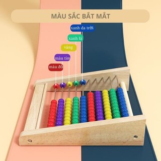 Bộ Đồ Chơi Trí Tuệ Bảng Tính Thông Minh  Tặng Kèm 100 Thẻ Số Và 100 Que Tính phát triển tư duy cho bé GO91