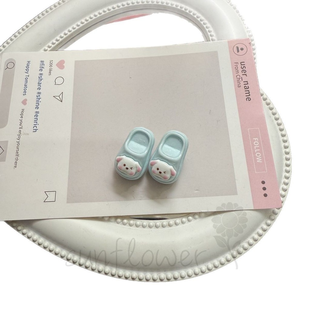 [hướng dương] Dép nhỏ dễ thương dễ thương dễ thương Kẹp tóc hoạt hình ngộ nghĩnh