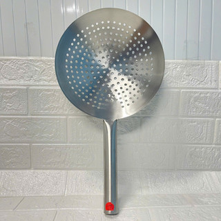 Vợt inox lỗ , chao inox size 24 cm , size 26 cm , size 28 cm , size 30 cm loại 1 dày đẹp
