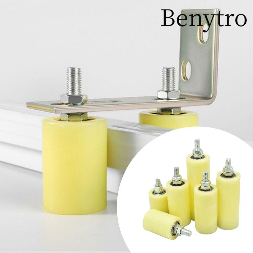 Con lăn hướng dẫn cổng trượt BENYTRO, Hỗ trợ lắp ráp cổng mang đôi dày, Bánh xe dẫn hướng bằng nhựa Nylon bền