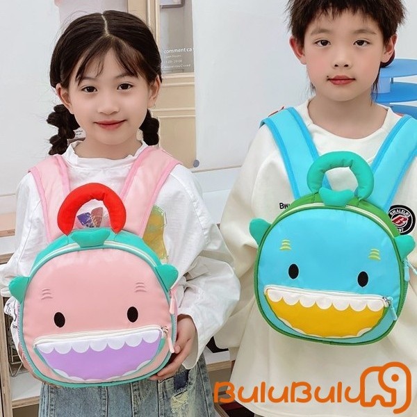 balo cho bé màm non, Khủng long hoạt hình có nơ siêu nhẹ dành cho trẻ mới biết đi Bé trai Bé gái 1-3 tuổi