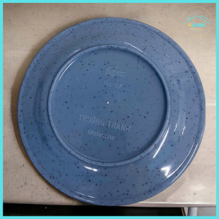 Dĩa Nhựa Melamine Tròn Cạn Nhiều Màu (Nhiều Size 13.5cm - 27.5cm) - Đựng Cơm Sườn, Thức Ăn