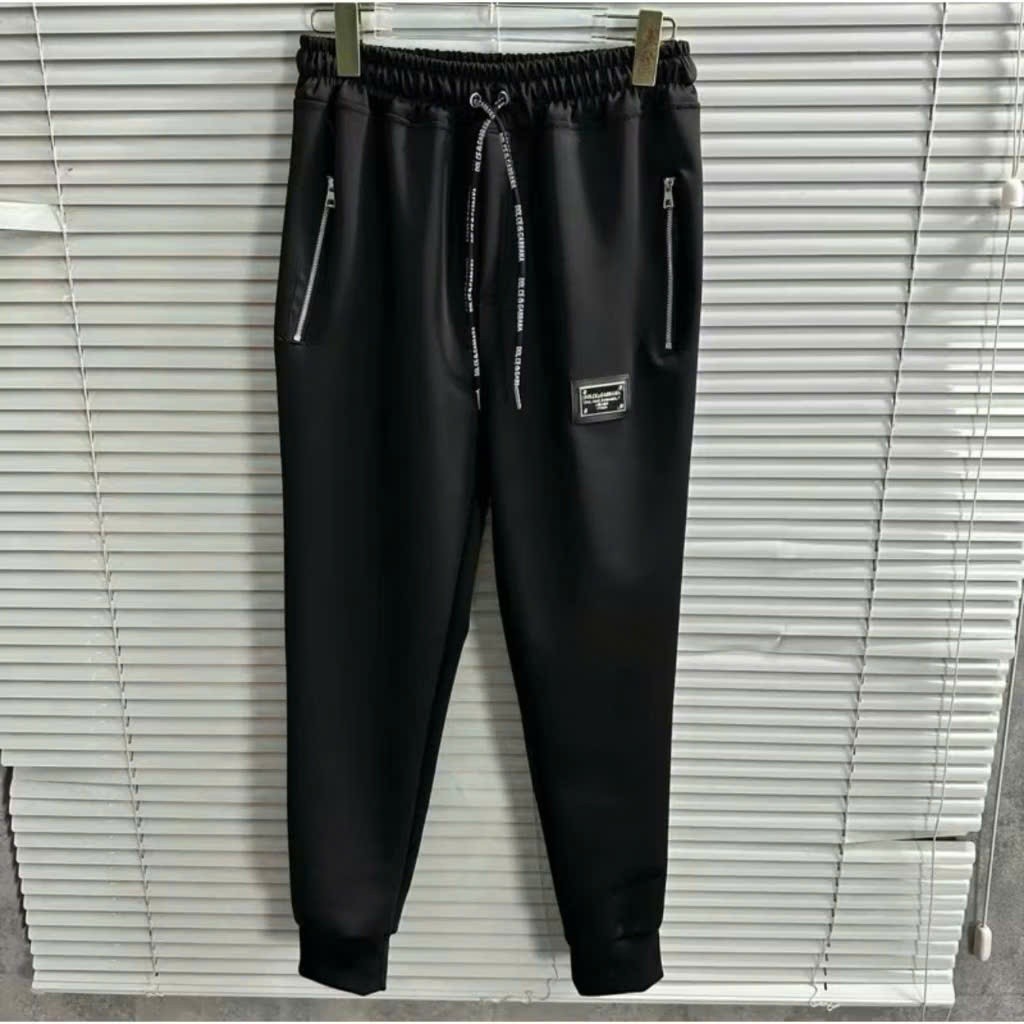 Quần Jogger Logo Sắt Ô Vuông Dê Gà KCloset Quần Nỉ Thể Thao Dày Dặn Dáng Rộng Nam Nữ NA882