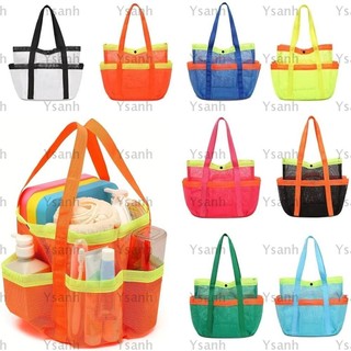 Túi Tote Đi Biển YSANH, Túi Bảo Quản Bãi Biển Lưới Di Động Thoáng Khí, Túi Vệ Sinh Dung Tích Lớn Có Thể Gập Lại Nhanh Khô Đa Năng Cho Du Lịch Bơi lội Đồ Cần Thiết
