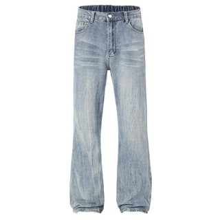 GKSSS Quần Jean Nam Thời Trang Mỹ Retro Rời Thường Ngày Chất Lượng Cao Phong Cách Trung Lập