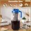 Máy pha cà phê Cold Brew, Bình đựng lọ miệng rộng 64oz có bộ lọc, Nắp tay cầm rót, Bình chống rò rỉ