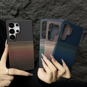 Ốp từ tính họa tiết sợi Carbon siêu mỏng Micro Matte cho Samsung S26 Ultra S25 Ultra S24 Ultra S24 S25 + S23 Vỏ chống sốc mờ siêu mỏng