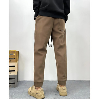 Quần Nỉ Jogger Nam Unisex Basic, Quần Nỉ Nam Mùa Đông Dày Dặn Cạp Chun Bo Gấu K05