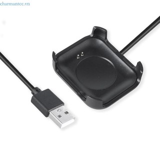 Charmantcc1 USB Snap-on Dây Sạc Đế Đế Đế Sạc Adapter Đứng Cho Đồng Hồ HW18