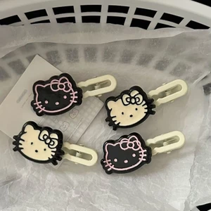 Phim hoạt hình mèo KT đa năng ngọt ngào phụ kiện tóc trẻ em sáng tạo phụ kiện tóc cao cấp kẹp tóc