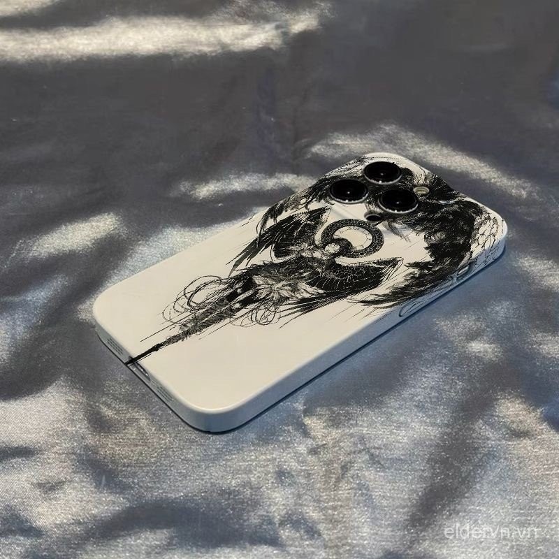 Ốp điện thoại di động QYJS phong cách instagram dùng cho IPhone 16 ProMax 15 14 13 12 PRO 11 7 8 plus 14 15 16 PLUS X X X X X X X X X X X X X X X X X X X X X X X X X X SE vỏ bảo vệ lỗ tinh chống rơi mẫu thời trang Feilin Gothic vỏ bảo vệ BZ9K