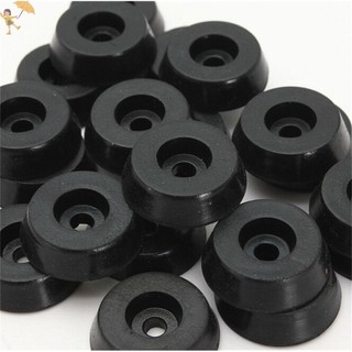 [GOU] 20 Cái / bộ Bàn Cao Su Miếng Lót Chân Ghế Tấm Bảo Vệ Sàn 18x15x5mm VN
