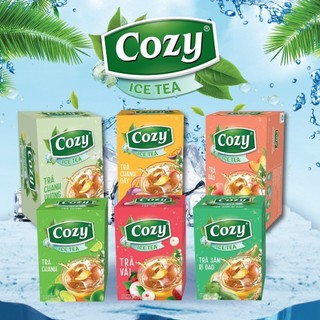 [Ảnh thật] Trà Cozy hòa tan Ice Tea  (hộp 16 gói x 15g)