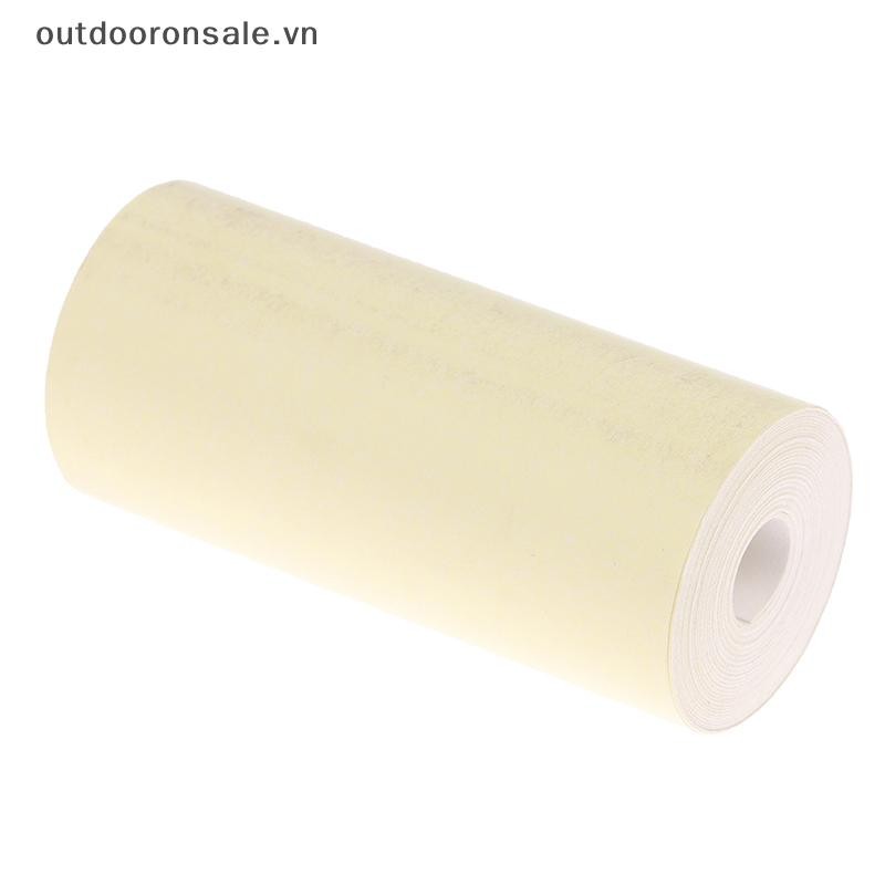 [Outdooronsale] Máy in cầm tay 3 cuộn Giấy in nhãn nhiệt 57x25mm Nhãn dán DIY [VN]