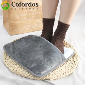 Thảm sưởi chân COFORDOS, Tấm sưởi chân điện 2 trong 1 sưởi ấm hai mặt, Máy sưởi ấm chân Tiết kiệm điện có thể giặt được Đệm sưởi ấm chân tiện lợi mùa đông