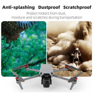 Dành cho vỏ động cơ DJI Air 3S / Air 3 Vỏ bảo vệ động cơ hợp kim nhôm Maivc 3 / Maivc 3 Pro Phụ kiện máy bay không người lái chống bụi và chống ẩm