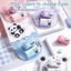 Bộ ghim GETVOW, Máy bấm kim Mini đa chức năng hình gấu trúc hoạt hình, di động với máy đóng ghim Quà tặng trở lại trường học