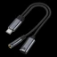 Tai nghe btsg Type C đến 3 5mm và đầu nối sạc 100W Bộ chia cáp tăng cường khả năng tương thích thiết bị di động
