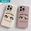 ibumpers Ốp Lưng IPhone Chó Con Hoạt Hình Dễ Thương Đơn Giản Cho IPhone 16 15 14 12 13 11 Pro Max IP 7 8 Plus X XS XR Ốp Điện Thoại Mỏng Silicon Mềm Da Họa Tiết