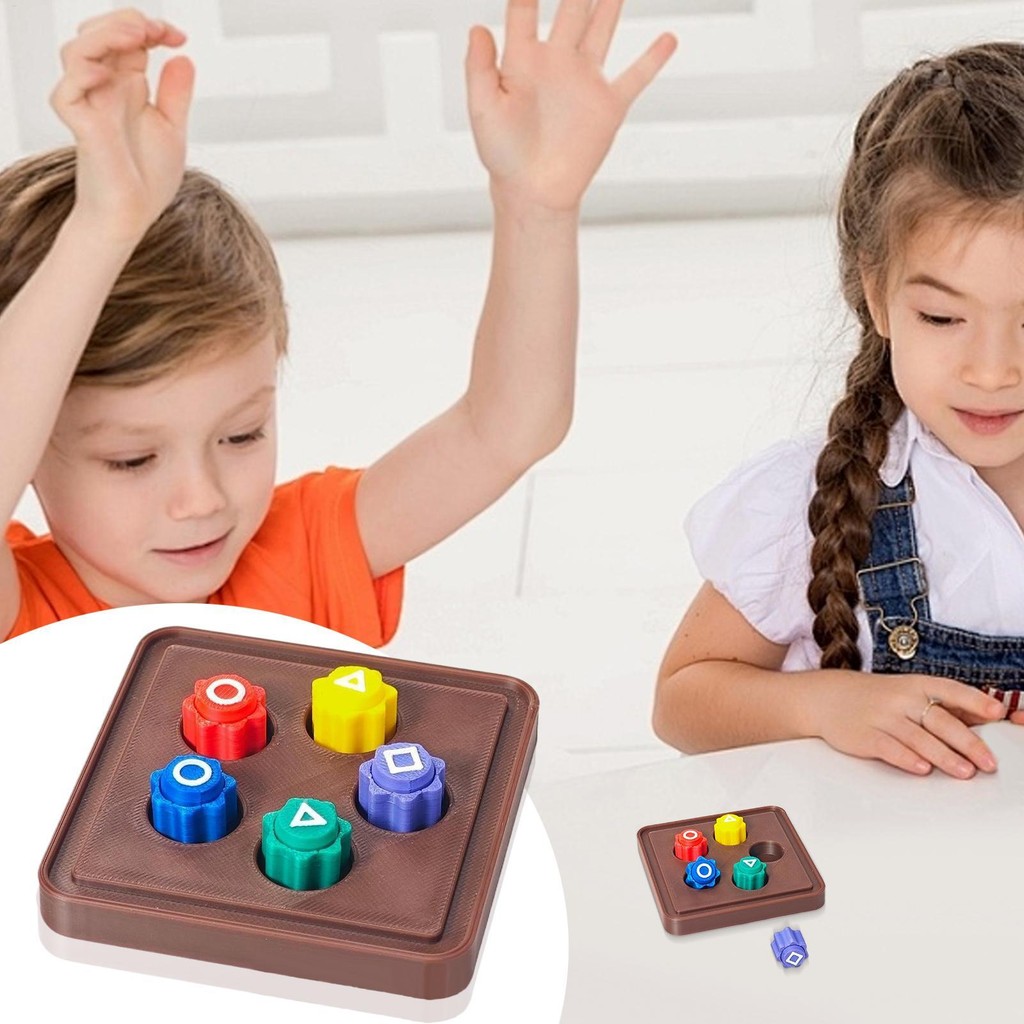 Squid Game 2 Gonggi Stones Trò Chơi Mực 2 Đá Gonggi Trò Chơi Hàn Quốc Đá Truyền Thống Bắt Trò Chơi In 3D 5 Màu