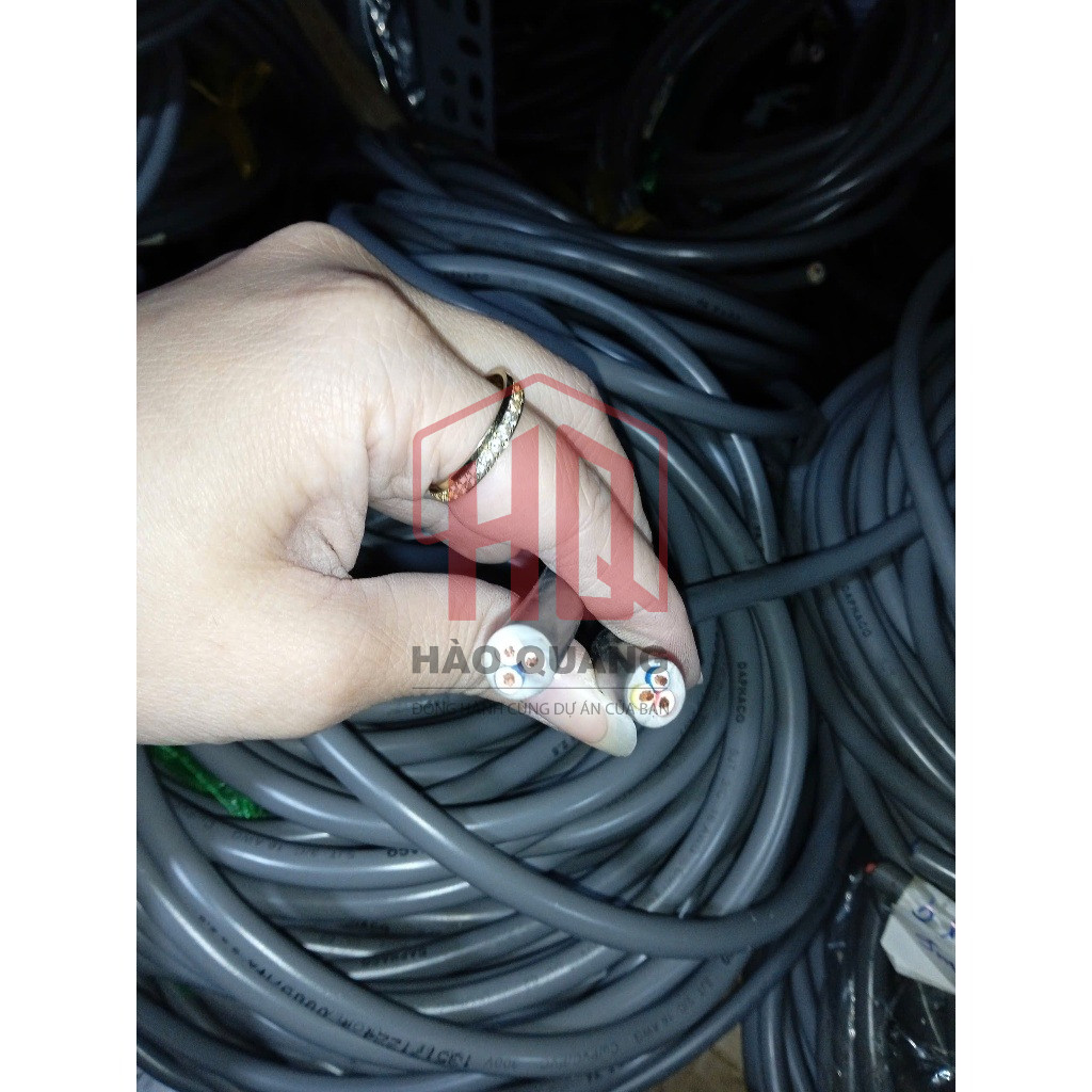 (Mét) Dây Daphaco 3PA 3x1.5 Bọc Xám – Dây Cáp 3 Lõi Lõi Đồng Cao Cấp