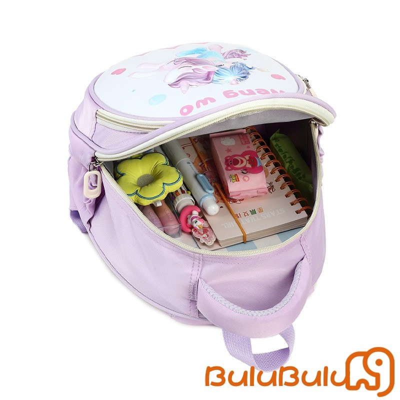 balo cho bé màm non Kawaii Phim hoạt hình khủng long vỏ trứng Ba lô đi học cho bé trai bé gái 3-6 tuổi