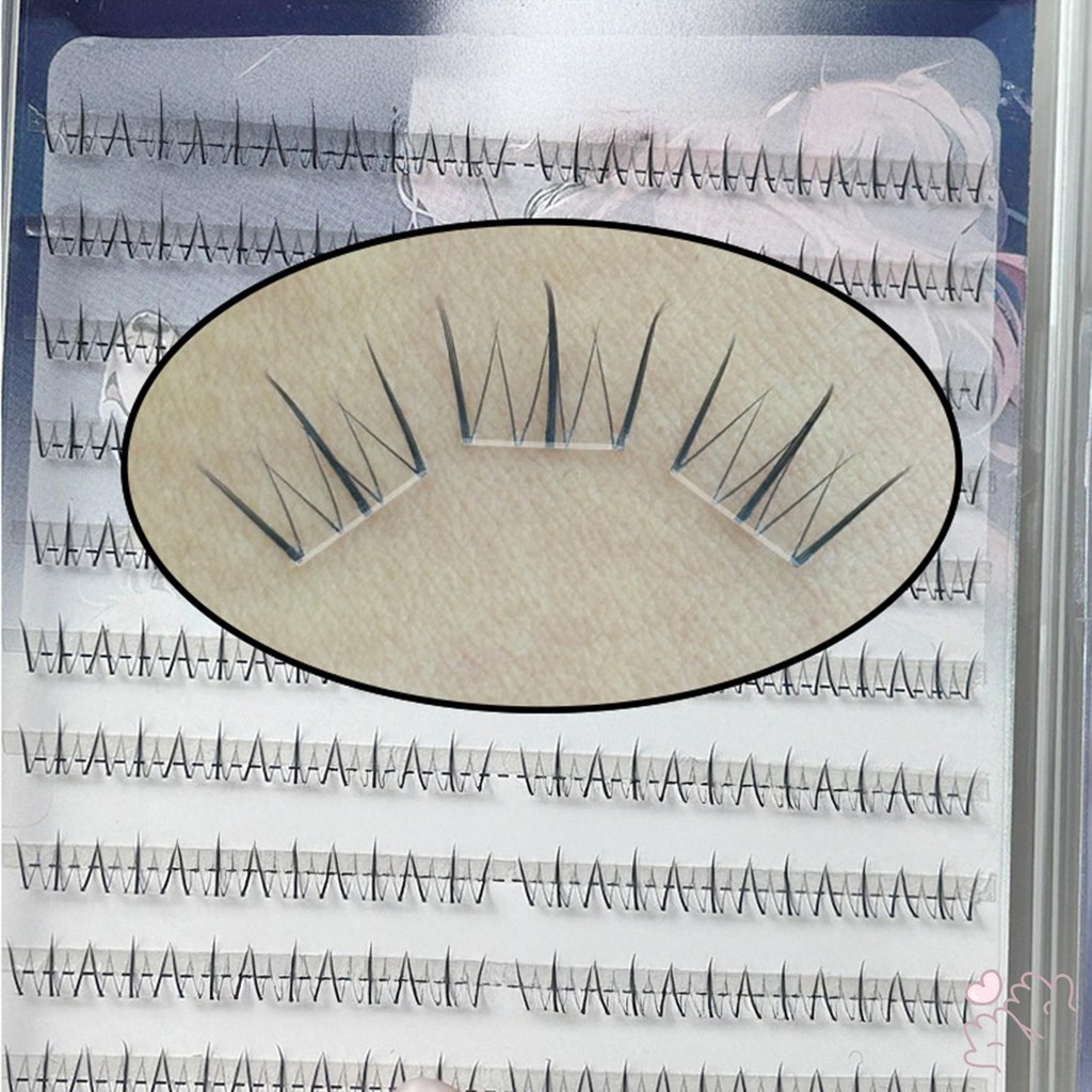 Lông mi phân đoạn dưới DIY Wispy dưới lông mi giả để trang điểm du lịch dự tiệc hàng ngày