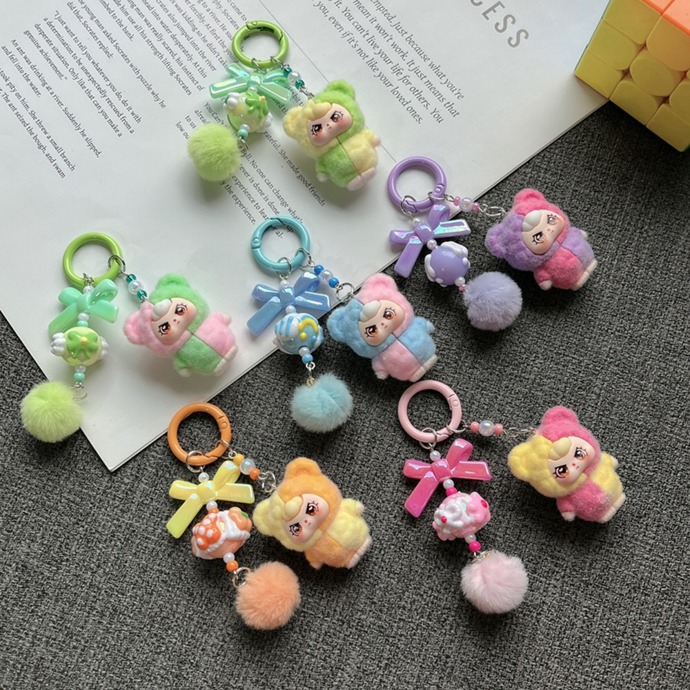 Mặt dây chuyền thời trang Màu sắc phù hợp với Babyba Móc khóa Búp bê đổ xô sáng tạo Búp bê DIY Handmade đầy màu sắc
