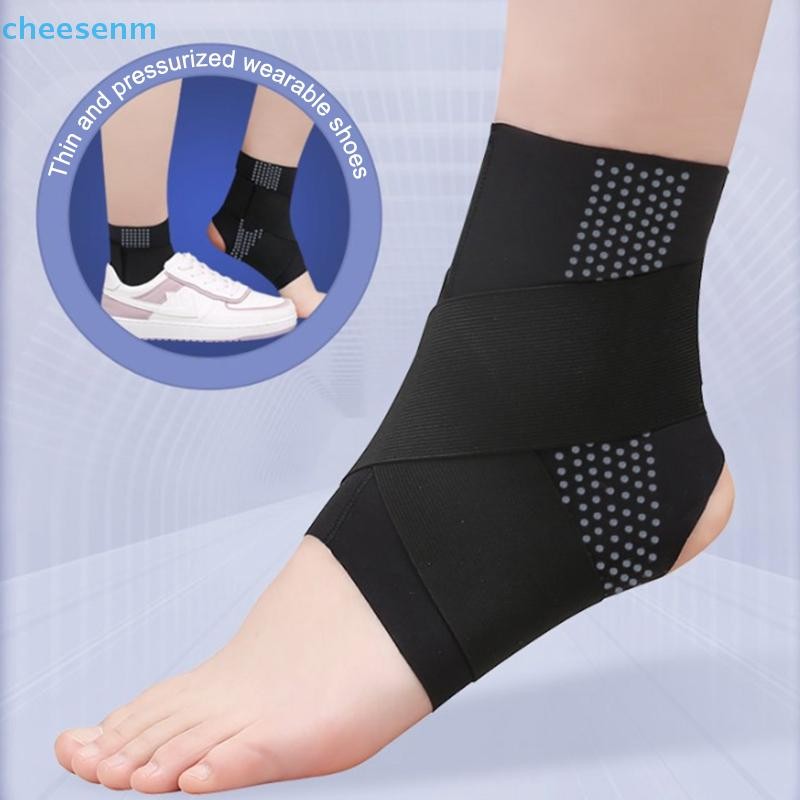 Cheenm Có Thể Điều Chỉnh Nén Mắt Cá Chân Hỗ Trợ Chạy Bộ Đi Bộ Đường Dài Bóng Rổ Nẹp Mắt Cá Chân Bảo Vệ Thể Thao VN