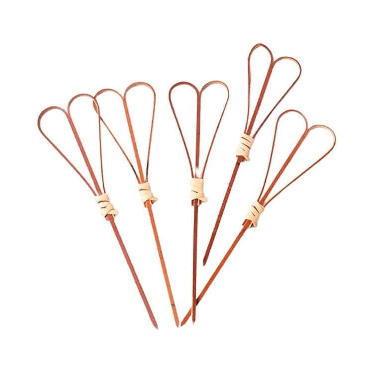 Set 100 Cây Tăm Xiên Tre Trang Trí Đồ Uống - Tăm Tre Trang Trí Cocktail Đồ Ăn Vặt BBQ
