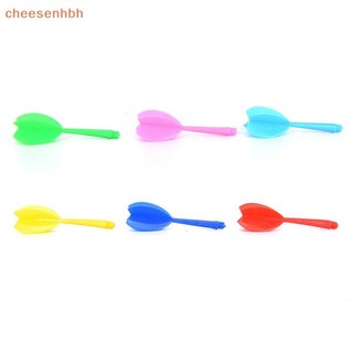 Cheehbh 30 Chiếc ABS Nhiều Màu Nhựa Phi Tiêu Trục Chuyến Bay Bộ Phi Tiêu Thay Thế VN