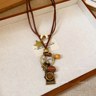 Vòng cổ mặt dây chuyền hình con bướm bằng sáp Bohemian, dây chuyền xương đòn phong cách dân tộc cổ điển, dây chuyền cao cấp dành cho nữ bán buôn