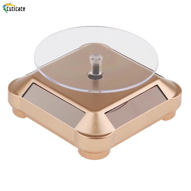 Giá đỡ màn hình xoay 2 hạng nặng Màn hình điện thoại bàn xoay, năng lượng mặt trời / pin