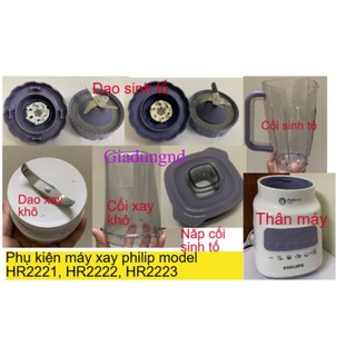 Phụ kiện thay thế máy xay PL model HR2221, HR2222, HR2223
