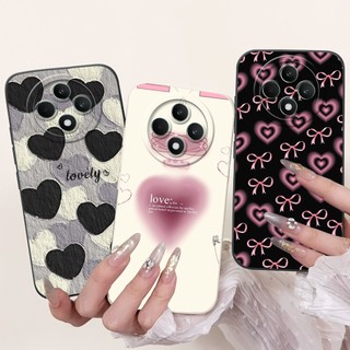 Ốp Mới Cho Oppo Reno 12F 5G CPH2637 / Reno 12F 4G CPH2687 / Reno12 FS Vỏ Điện Thoại Trái Tim Tình Yêu Dễ Thương Bảo Vệ Toàn Diện